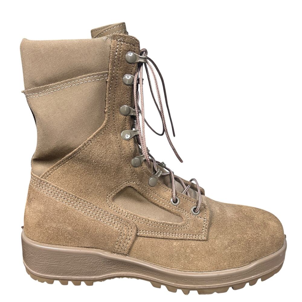 Belleville C300 ST Men’s Steel Toe Desert Tan Wide Combat Boots Size 9.5 W